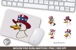 Mouse Pad Duck Patriotic Product Image 1