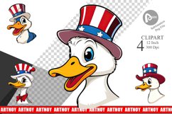 Duck Patriotic Clipart Product Image 1