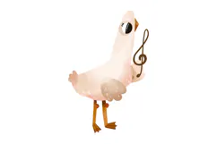 Cute Musical Geese Clipart Hand Drawn Bird Musicians Product Image 2