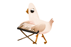 Cute Musical Geese Clipart Set Hand Drawn Bird Musicians Product Image 11