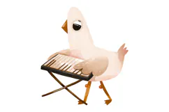 Cute Musical Geese Clipart Hand Drawn Bird Musicians Product Image 11