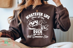 duck and let it hit someone else 