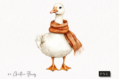 Cozy Fall Duck PNG Product Image 1