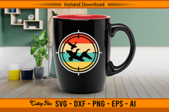 Duck Hunting SVG Retro Target Waterfowl Design File Product Image 3