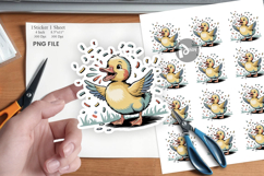 Duck Mood Sticker Product Image 1