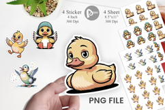 Duck Mood Sticker Product Image 1