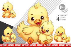 Duck Mother&#039;s Day Clipart Product Image 1