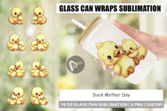 Glass Can Duck Mother&#039;s Day Product Image 1