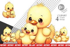 Duck Mother&#039;s Day Clipart Product Image 1