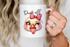 Funny Farm Animal Tongue out, Sublimation PNG. Product Image 2