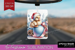Duckling Pastel Christmas Air Freshener PNG Coquette Xmas Product Image 1