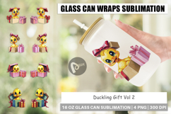 Glass Can Duckling Gift Product Image 1