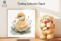 Duckling Watercolor Clipart, Duckling Mug Sublimation Png Product Image 7