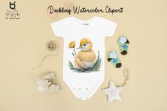 Duckling Watercolor Clipart, Duckling Mug Sublimation Png Product Image 9