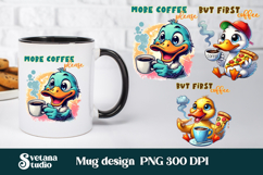 Funny animal mug sublimation | Funny quotes animal mug PNG Product Image 9