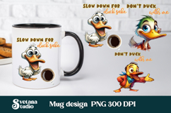 Funny animal mug sublimation | Funny quotes animal mug PNG Product Image 11