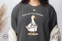 I'm a Ducktor, Funny Medical Png Product Image 3