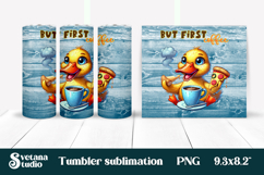 Funny duck tumbler | Sarcastic quotes tumbler | Tumbler wrap Product Image 3
