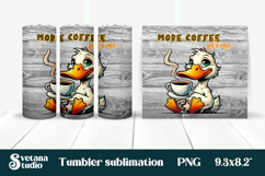 Funny duck tumbler | Sarcastic quotes tumbler | Tumbler wrap Product Image 1