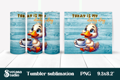 Funny duck tumbler | Sarcastic quotes tumbler | Tumbler wrap Product Image 1