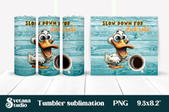 Funny duck tumbler | Sarcastic quotes tumbler | Tumbler wrap Product Image 1