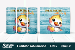 Funny duck tumbler | Sarcastic quotes tumbler | Tumbler wrap Product Image 6