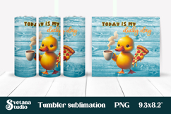 Funny duck tumbler | Sarcastic quotes tumbler | Tumbler wrap Product Image 1