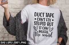 Duct tape can't fix stupid but it can SVG - Funny Coffee Des Product Image 1