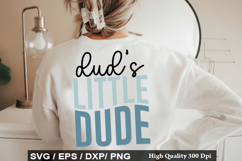 Daddy And Me SVG Design - Just A Boy And His Dad Product Image 2