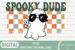 Spooky Dude PNG | Retro Halloween PNG | Kids Ghost PNG Product Image 2