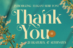 Dudga Baloval - Elegant Serif Font Product Image 20