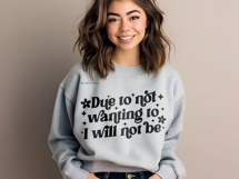 I will not be SVG PNG, Mental Health SVG, Sassy SVG Product Image 6