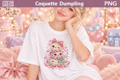 Coquette Dumling Clipart | Cute Sublimation Product Image 3