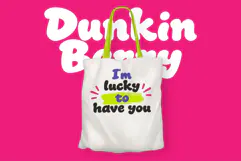 Dunkin Berry | Rounded Chubby Display Webfont Product Image 5