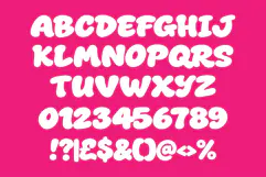 Dunkin Berry Rounded & Chubby Display Font Product Image 7