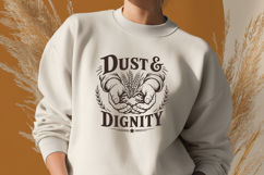 Dust and Dignity SVG - Farmer Hands PNG - Vintage Gardening Product Image 2