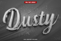 Dusty 3D editable text effect Product Image 1