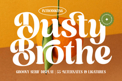 Dusty Brothe - Groovy Serif Display Product Image 1