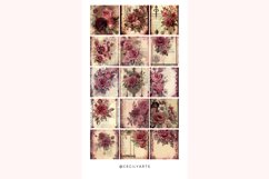 56 Dusty Rose Floral Vintage Junk Journal Pages Product Image 3