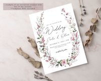 dusty rose pink blush wildflowers clipart wreaths watercolor floral png