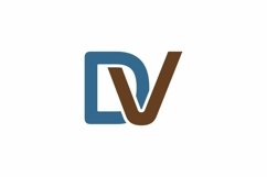 DV Logo design vector template Product Image 1