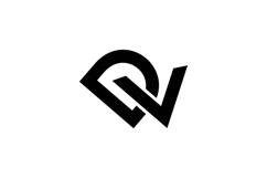 DV Logo Design. DV Product Image 1