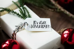 Funny Christmas quote SVG, PNG, EPS. It's still January? Product Image 3
