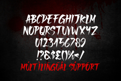 Dread Whisper - A Horror Brush Font Product Image 2