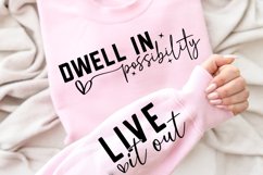 Dwell in Possibility Sleeve SVG Design Product Image 3