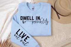 Dwell in Possibility Sleeve SVG Design Product Image 2
