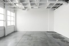 Office White Blank Wall Product Image 1
