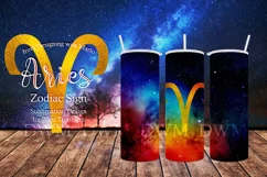 Aries - Zodiac Sign 20oz Tumbler Sublimation, design 1 Product Image 1