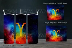 Aries - Zodiac Sign 20oz Tumbler Sublimation, design 1 Product Image 2