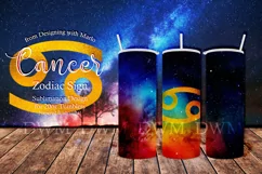 Cancer - Zodiac Sign 20oz Tumbler Sublimation, design 1 Product Image 1